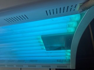 Solarium Philips Blanco
