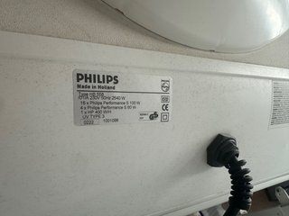 Solarium Philips Blanco