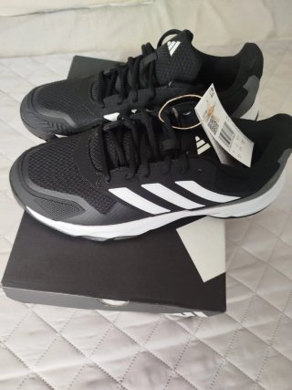 Zapatillas Padel Adidas Negras y Blancas nuevas