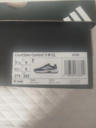 Zapatillas Padel Adidas Negras y Blancas nuevas