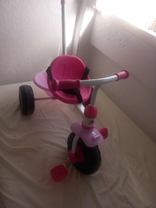 Triciclo infantil rosa 18 meses a 3 años