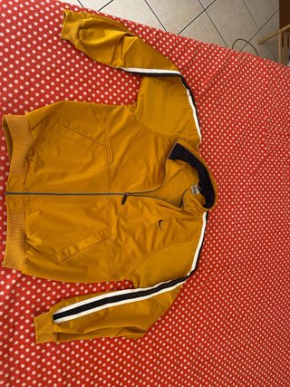 Felpa Nike Gialla con Strisce