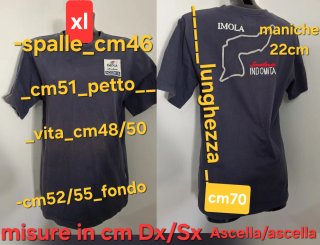 T-shirt Imola F1 Indomita Vintage 90s Y2K tgXL