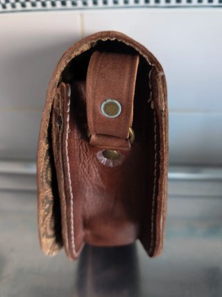 Bolso bandolera de piel