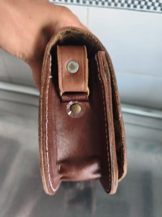 Bolso bandolera de piel