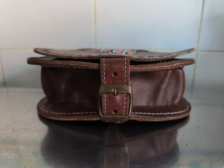 Bolso bandolera de piel