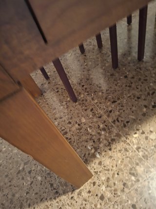 Mesa de roble macizo