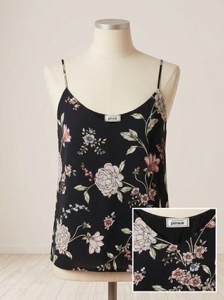 Vestido negro tirantes escote lazo