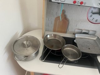 Cocina de juguete con accesorios