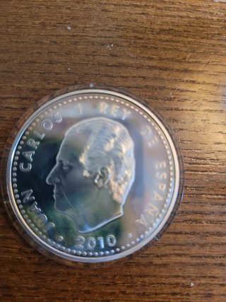 Moneda 10€ Plata Sagrada Familia Antoni Gaudí