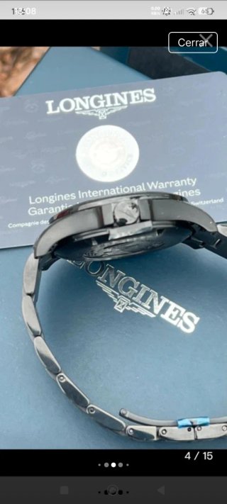 Reloj Longines Conquest VHP Negro