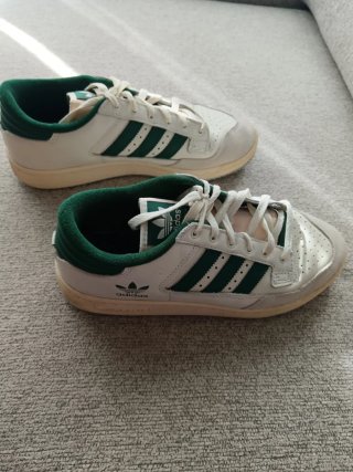 Zapatillas Adidas Centennial 85 Low Blancas/Verdes