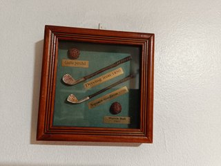 Cuadro Vintage Golf . tamaño pequeño