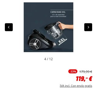 Aspirador Rowenta Compact Power XXL