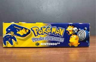 Nintendo 64 Pikachu PAL completa