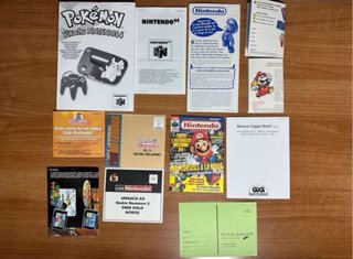 Nintendo 64 Pikachu PAL completa