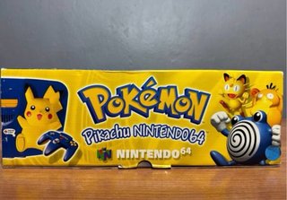 Nintendo 64 Pikachu PAL completa