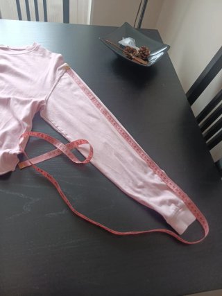 Camiseta rosa manga larga