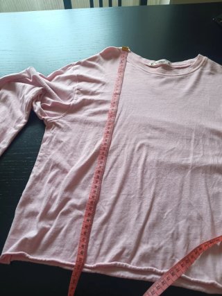 Camiseta rosa manga larga