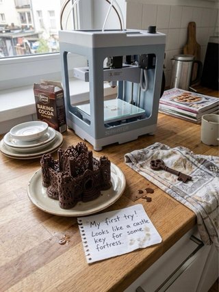 Impresora 3D Chocolate + 500 diseños