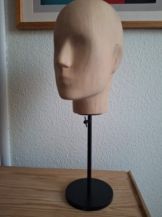 Maniquí cabeza madera