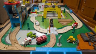 Mesa de trenes Kidkraft