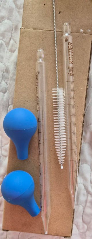 Pipetas de vidrio 10 ml