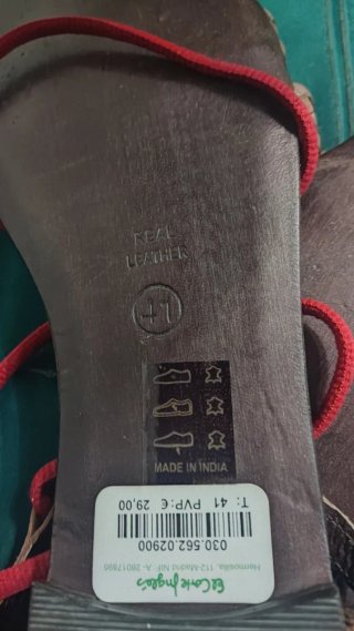 Sandalias ZENDRA mujer marrones y rojas