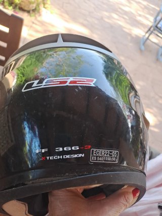 Casco LS2 Lagarto XS Negro