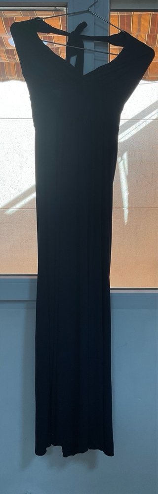 Vestido largo negro