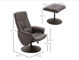 Sillón Relax Gris con Reposapiés Reclinable