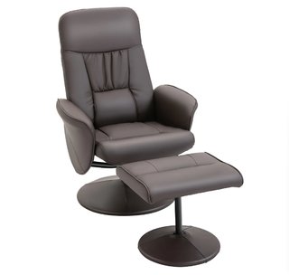 Sillón Relax Gris con Reposapiés Reclinable