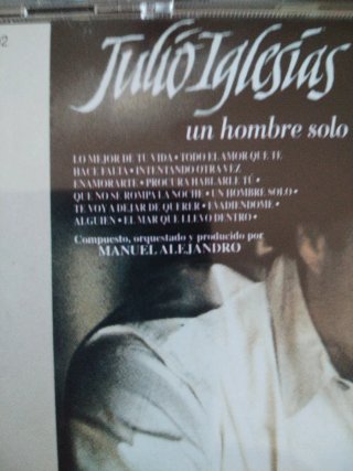 CD Julio Iglesias Un Hombre Solo