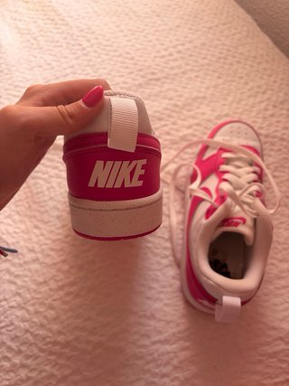 Zapatos Nike Rosa y Blanco Talla 36.5 Mujer