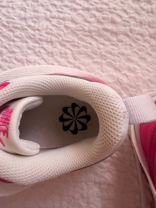 Zapatos Nike Rosa y Blanco Talla 36.5 Mujer