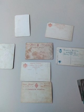 Lote 7 Tarjetas Postales Antiguas