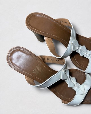 Salvatore Ferragamo Sandalias Blancas