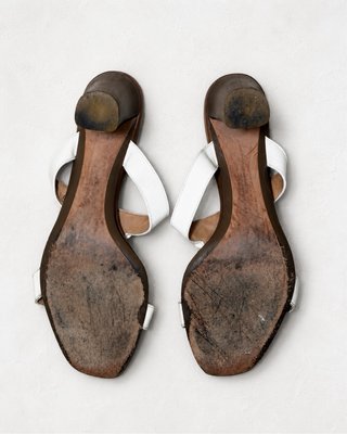 Salvatore Ferragamo Sandalias Blancas