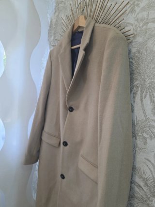 Abrigo Camel Zara Talla L