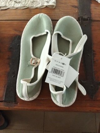 Zapatos Natura Manoletina L.Green Talla 40