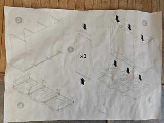 Contenedor de reciclaje de 3 compartimentos