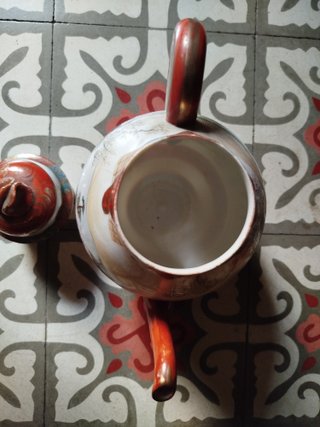 Tetera Japonesa Vintage Decorada