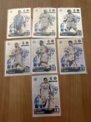 Cromos Topps Champions, Real Madrid, ed.limitadas