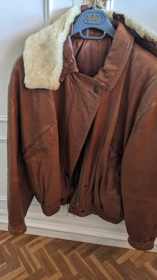 Chaqueta de piel ovino auténtica