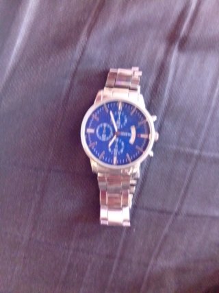 Reloj Geneva Azul y Plateado