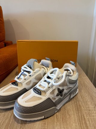 Zapatillas Louis Vuitton Skate Grises y Blancas