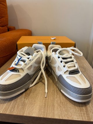 Zapatillas Louis Vuitton Skate Grises y Blancas