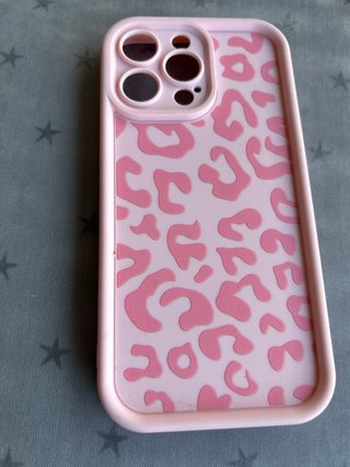 Funda iPhone 14 Pro Max Leopardo Rosa