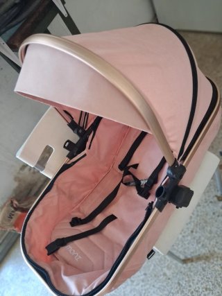 Carro de bebé 3 en 1 rosa