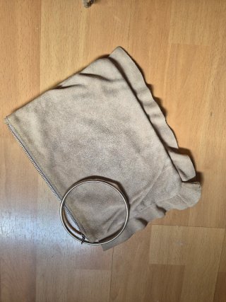 Top lencero dorado y beige